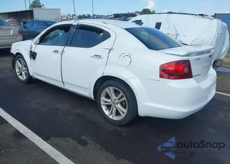 2013 Dodge Avenger Sxt из США, поврежденный, VIN 1C3CDZCB0DN772935